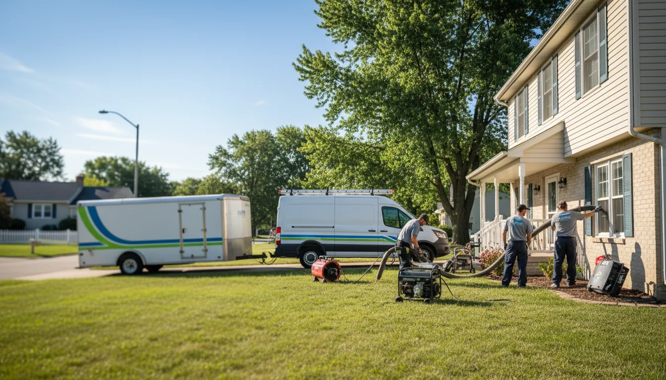 Flooded Basement Restoration And Cleanup With Repair in Firth, NE near me